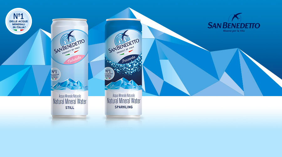 You are currently viewing Italian mineral water San Benedetto finally available in cans
