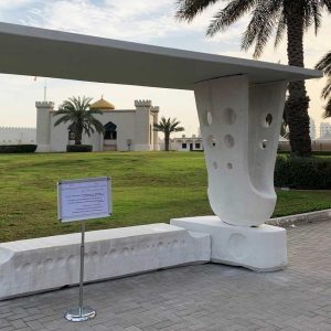 Acciona prints region’s first 3D concrete bus stop in Ajman