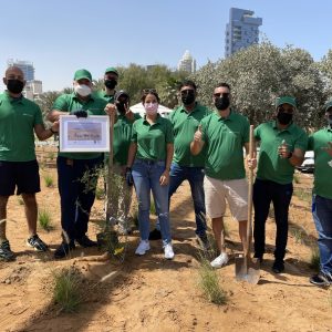 Dell Technologies Planted 9 Ghaf Trees For Their Team Building